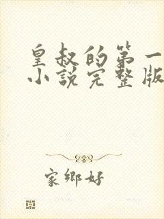 皇叔的第一宠妃小说完整版本