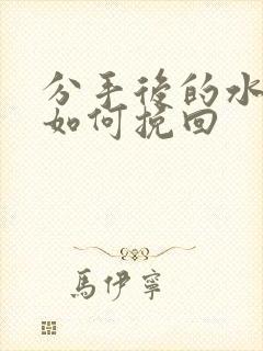 分手后的水瓶男如何挽回