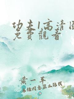 功夫1高清国语免费观看