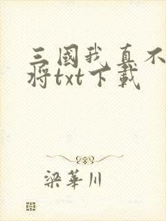 三国我真不是上将txt下载