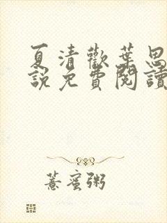 夏清欢叶思思小说免费阅读最新章节