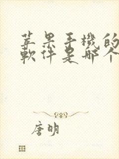 苹果手机的下载软件是哪个