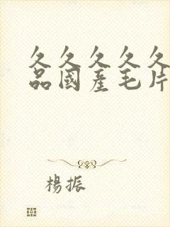 久久久久久久精品国产毛片