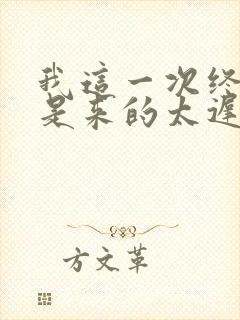 我这一次终究还是来的太迟是哪首歌的歌词