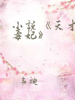 小说 《天才小毒妃》