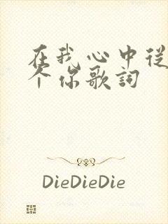 在我心中从此有个你歌词