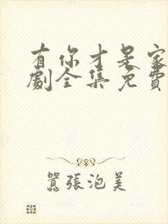 有你才是家电视剧全集免费观看高清