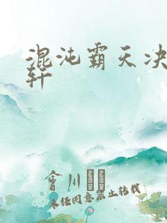 混沌霸天决沈浩轩