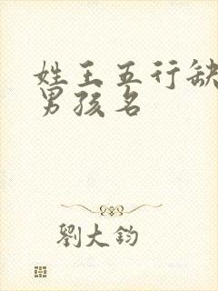 姓王五行缺金的男孩名