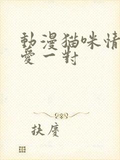 动漫猫咪情头可爱一对