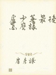 卢少华最后结局怎么样