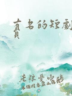 有名的短剧男演员