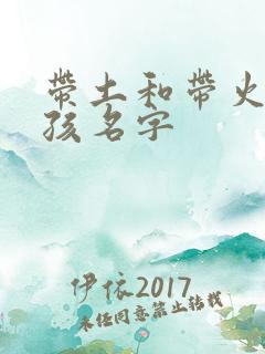 带土和带火的男孩名字