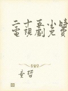 二十五小时恋爱电视剧免费观看全集