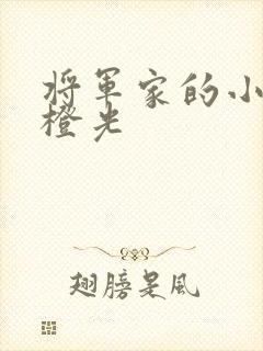 将军家的小娇娘橙光