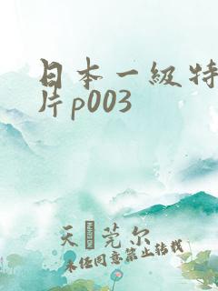 日本一级特黄大片p003