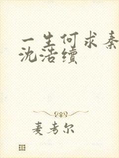 一生何求秦菲雪沈浩续