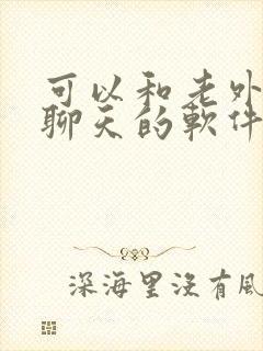 可以和老外视频聊天的软件