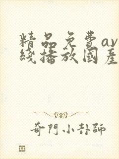 精品免费av在线播放国产