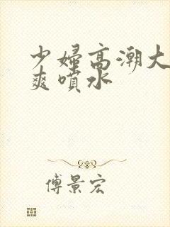 少妇高潮大叫好爽喷水