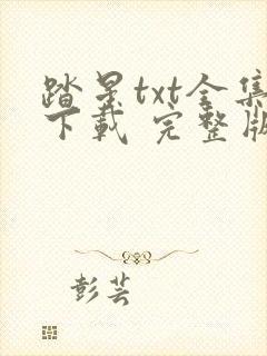 踏星txt全集下载 完整版