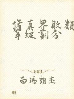 修真界败类境界等级划分