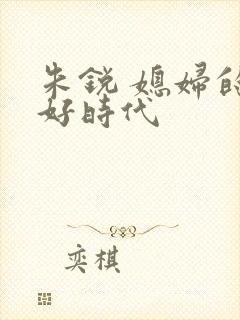 朱锐 媳妇的美好时代