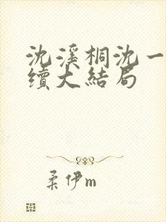 沈溪桐沈一清后续大结局