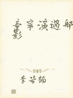 童宁演过哪些电影