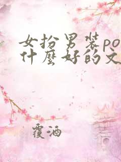 女扮男装po有什么好的文