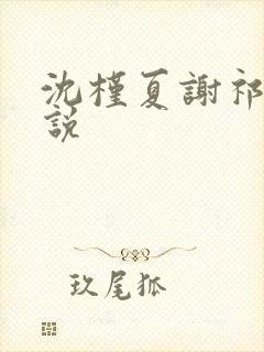 沈槿夏谢祁言小说