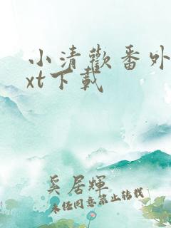 小清欢番外篇txt下载