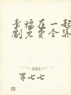 幸福在一起电视剧免费全集