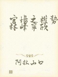 官场之权势滔天林峰宁欣