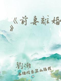 《前妻离婚无效》