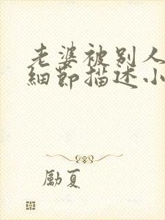 老婆被别人操的细节描述小说