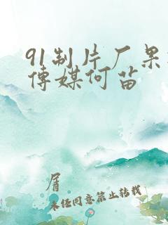 91制片厂果冻传媒何苗
