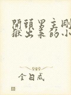 开头男主刚从监狱出来的小说