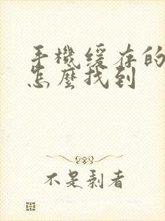 手机缓存的视频怎么找到