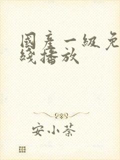 国产一级免费在线播放