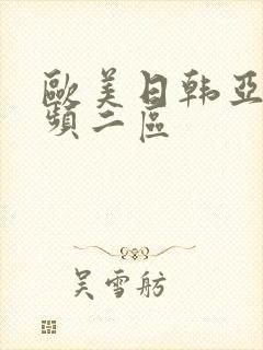 欧美日韩亚洲视频二区