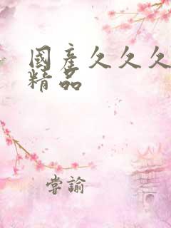 国产久久久午夜精品