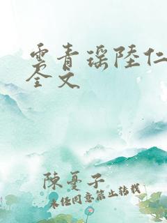 云青瑶陆仁阅读全文