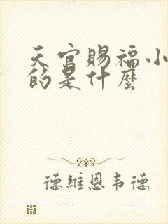 天官赐福小说讲的是什么