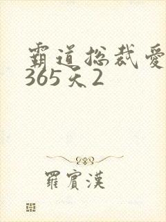 霸道总裁爱上我365天2