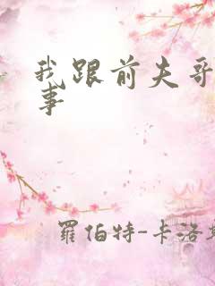 我跟前夫哥那点事