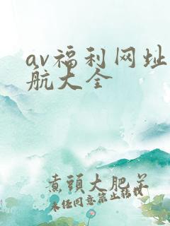av福利网址导航大全