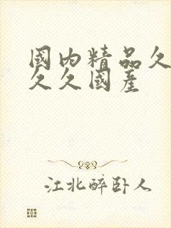 国内精品久久久久久国产