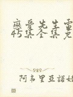 恋爱先生电视剧45集全集免费播放