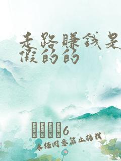 走路赚钱是真的假的的